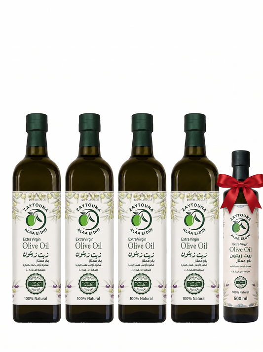 Extra Virgin Olive Oil 4 Liter + 250ml Gift 🎁